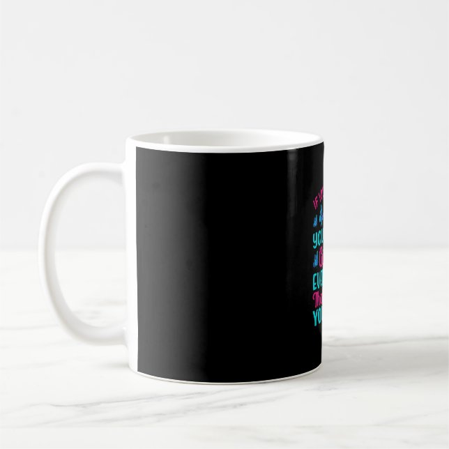Butterfly-Geschenk | Wenn du Will zu fliegen Kaffeetasse (Links)