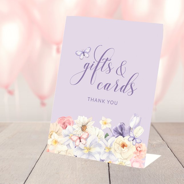 Butterfly-Geschenke Bridal-Zeichen Sockelschild (Butterfly Gifts Bridal Sign
)