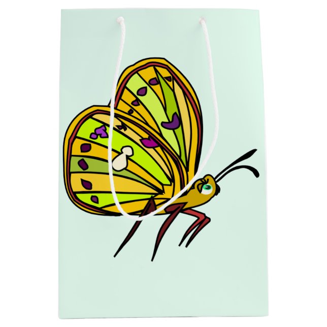 Butterfly-Geschenktasche Mittlere Geschenktüte (Vorderseite)