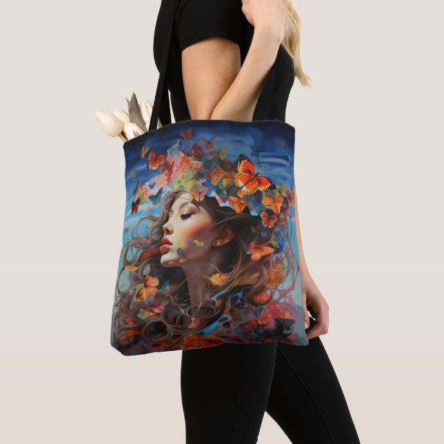 Butterfly Girl Abstrakt (Von Nahem)