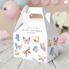 Butterfly Girl Baby Shower Paper Cup Geschenkschachtel