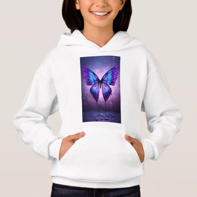 Butterfly-Girl Hoodie (Vorderseite)