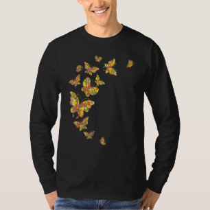 Butterfly Girl Who Lieben Schmetterlinge Blume But T-Shirt
