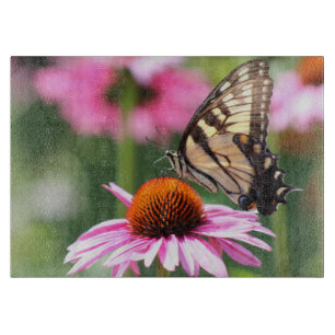 Butterfly Glass Cutting Board Schneidebrett