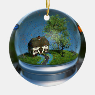 Butterfly Globe Ornament
