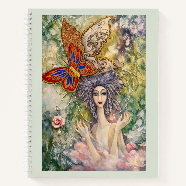 Butterfly Goddess Art Journal – Soulful Spirit Notizbuch (Vorderseite)