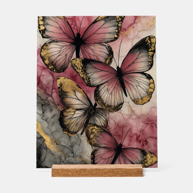 Butterfly grace acrylschild (Vorderseite)