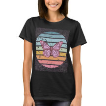 "Butterfly" Grafischer T - Shirt | Stilvoll