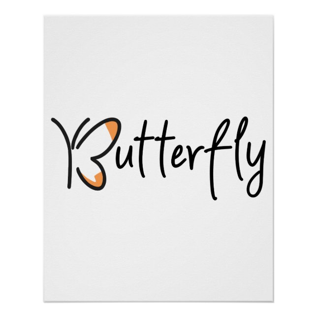 Butterfly Graphic Design, Butterfly Poster (Vorderseite)