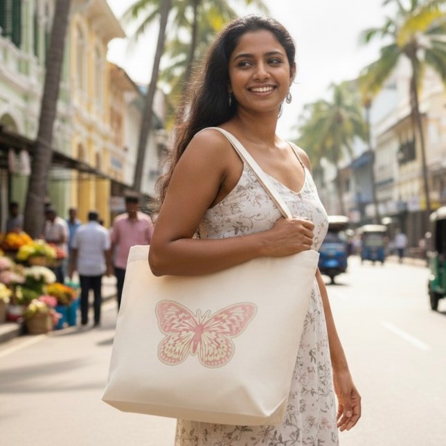Butterfly Große Totttasche Jumbo Stoffbeutel (Von Creator hochgeladen)
