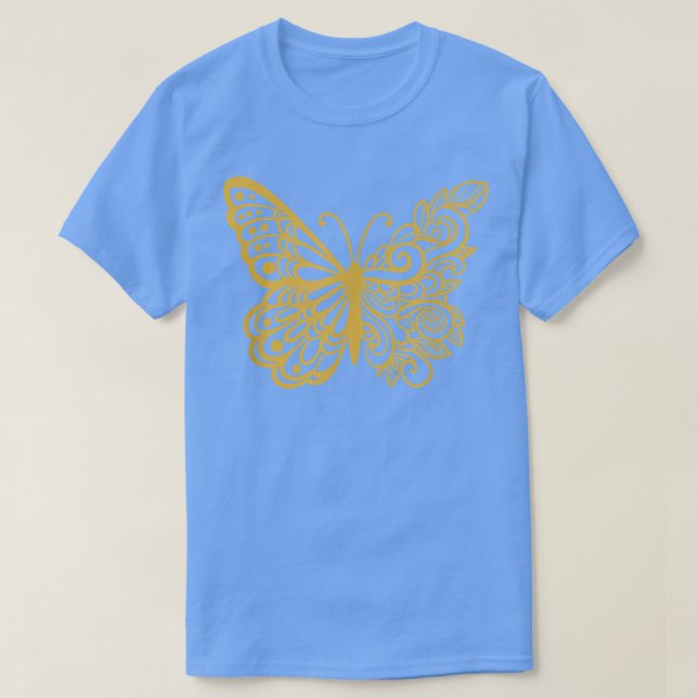 Butterfly Grunge Fairycore Aesthetic Ornamental Go T-Shirt (Design vorne)