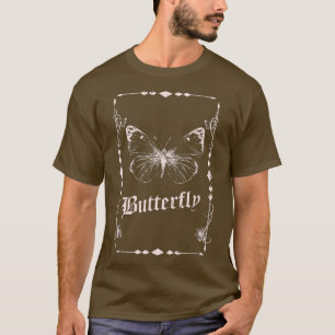 Butterfly Grunge Fairycore Ästhetik Goth Fairy Gr T-Shirt