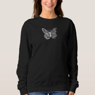 Butterfly Grunge Fairycore Ästhetik Skeleton Skul Sweatshirt