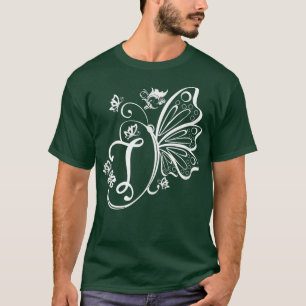 Butterfly Grunge Fairycore Ästhetischer Brief T Mo T-Shirt