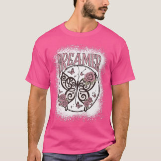 Butterfly Grunge Retro Vintag Sunset 70er Aestheti T-Shirt
