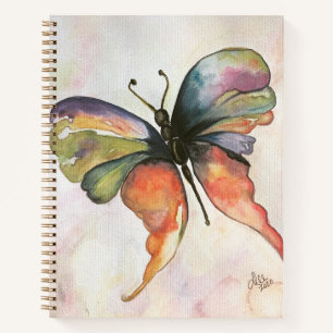 Butterfly Happiness Spiral Notebook Notizbuch