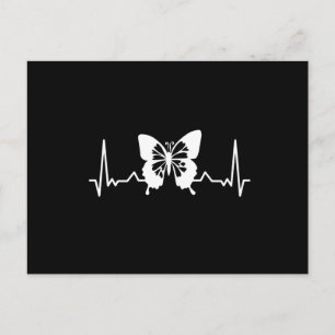 Butterfly Heartbeat Postkarte
