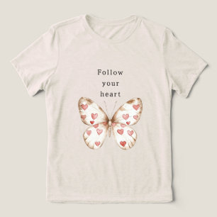 Butterfly Hearts Tri-Blend Shirt