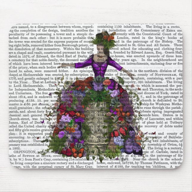 Butterfly House Queen Mousepad (Vorne)