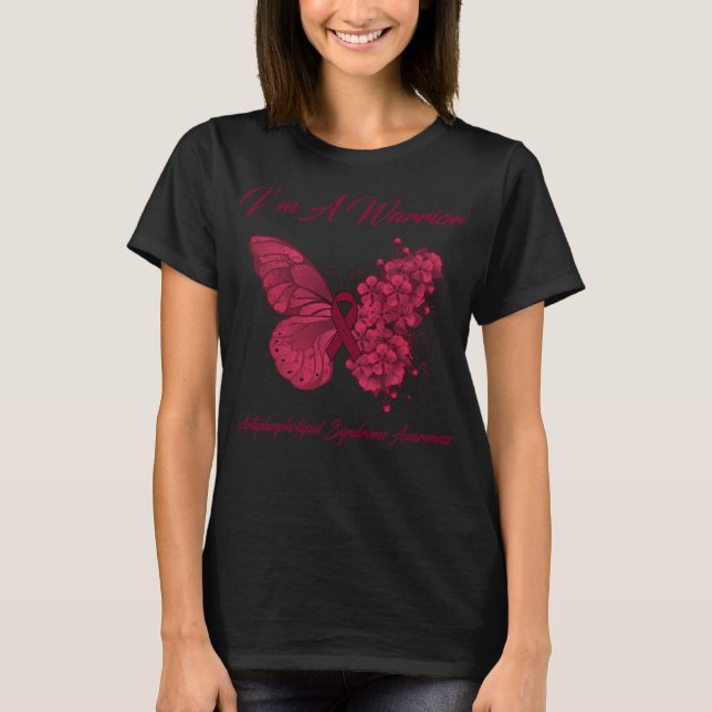Butterfly I bin ein Krieger-Antiphospholipid-Syndr T-Shirt (Vorderseite)