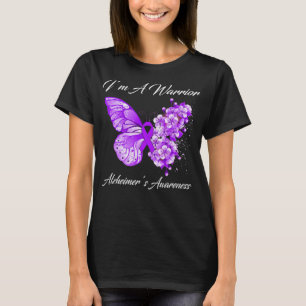 Butterfly I bin ein wärmeres Alzheimer-Bewusstsein T-Shirt