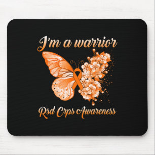 Butterfly Ich bin ein Krieger RSD CRPS Bewusstsein Mousepad