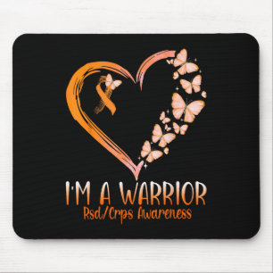 Butterfly Ich bin ein Krieger Rsd Crps Bewusstsein Mousepad