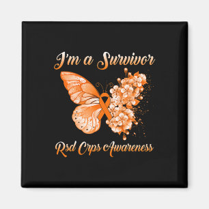Butterfly Ich bin ein Survivor RSD CRPS Bewusstsei Magnet