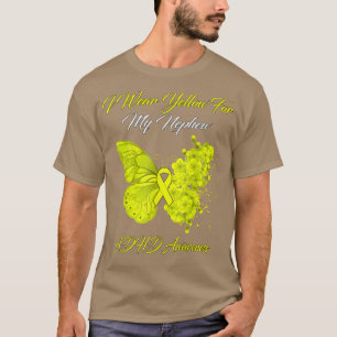 Butterfly Ich trage Gelb für meinen Nephew ADHD Aw T-Shirt