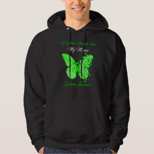 Butterfly Ich trage Grün für meine Mama Scoliose-S Hoodie