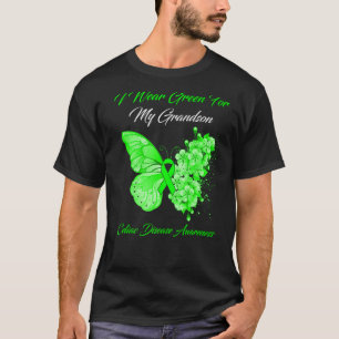 Butterfly Ich trage Grün für meinen Enkel Celiac D T-Shirt