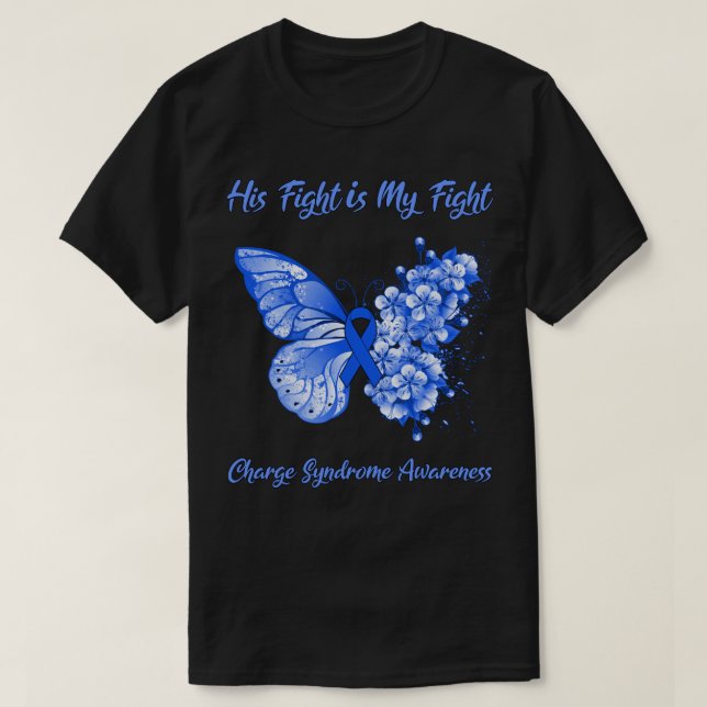 Butterfly Ihr Kampf ist mein Kampf gegen Osteoporo T-Shirt (Design vorne)