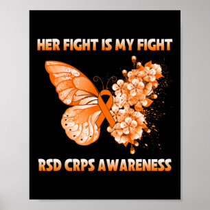Butterfly ihr Kampf ist mein Kampf Rsd Crps Bewuss Poster