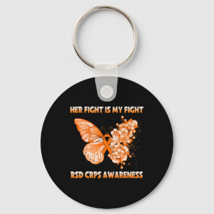 Butterfly ihr Kampf ist mein Kampf Rsd Crps Bewuss Schlüsselanhänger