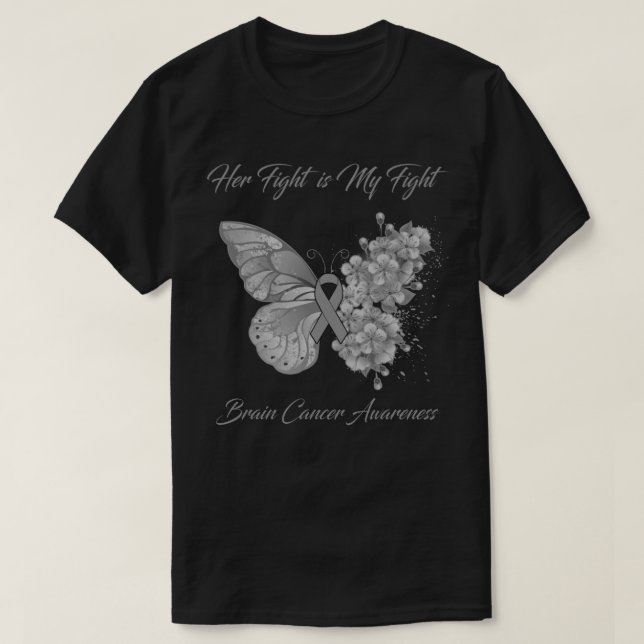 Butterfly Ihr Kampf ist mein Kampfflugzeug gegen H T-Shirt (Design vorne)