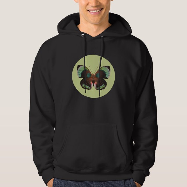 butterfly illustration  beautiful hoodie (Vorderseite)
