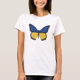 butterfly in ukrainian colors T-Shirt