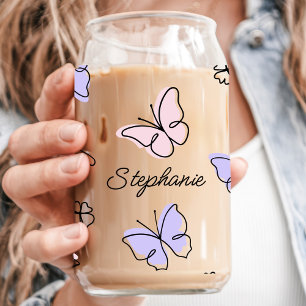 Butterfly-Individuelle Name Dosenglas