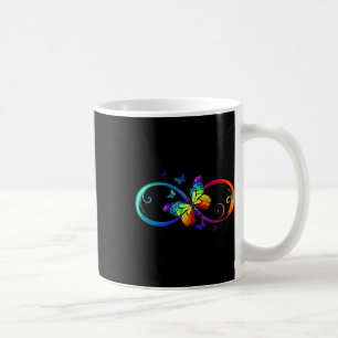 Butterfly Infinity Symbol Kunst Autismus Bewusstse Kaffeetasse