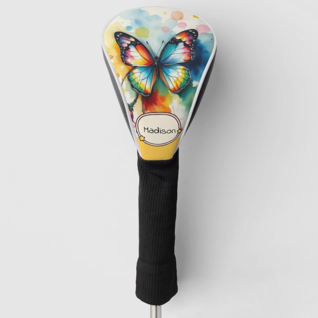 Butterfly Ink Customizable  Golf Headcover (Vorderseite)