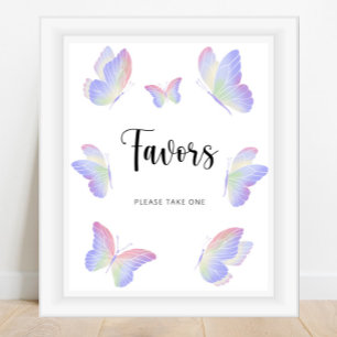 Butterfly ist auf dem Weg \ Favors Poster