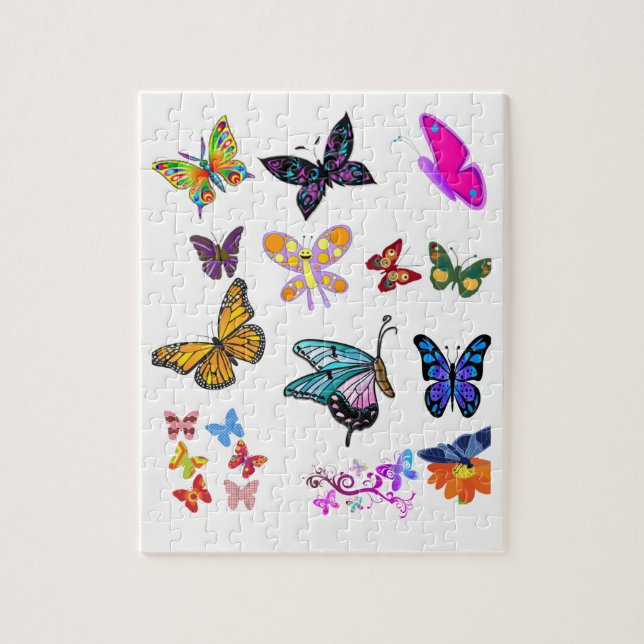 Butterfly Jigsaw Puzzle (Vertikal)