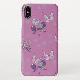Butterfly Joy iPhone XS Max Case (Lila) Hülle