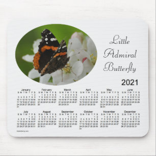 Butterfly-Kalender 2021 von Janz Mousepad