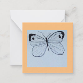 Butterfly-Karte Mitteilungskarte