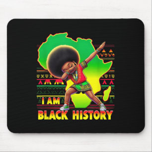 Butterfly Kid Girl I Am Black History Montag Afrik Mousepad