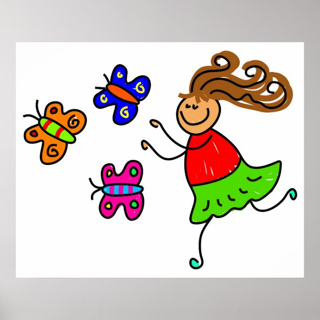 Butterfly Kid Poster (Vorne)