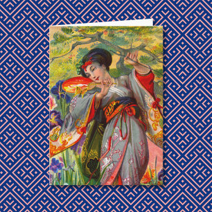 Butterfly Kiss Grußkarte Karte