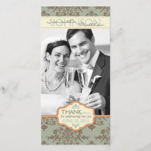 Butterfly Kisses Antique TY Foto Card Dankeskarte