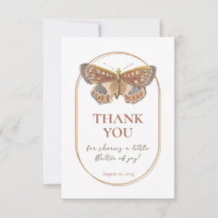 Butterfly Kisses Baby Shower Danke